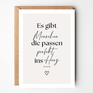 Biglietto d'auguri con un sentimento sincero, regalo di incoraggiamento, regalo per la persona preferita, regalo per il migliore amico, biglietto di ringraziamento, biglietto "ti amo", biglietto d'amore