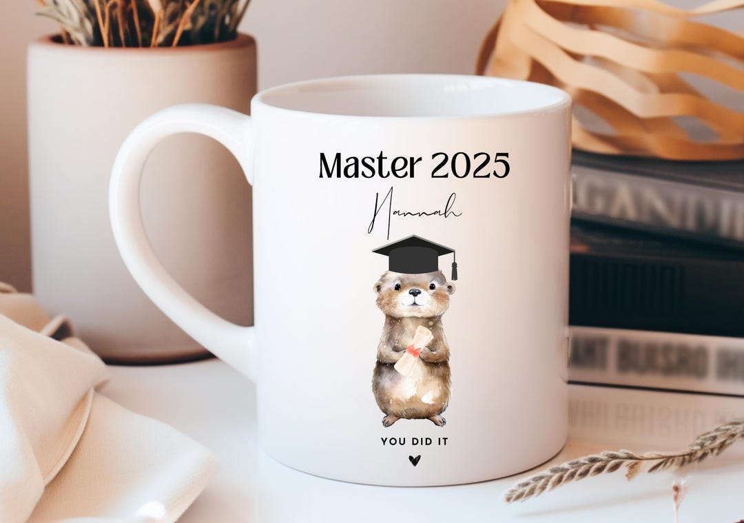 Master 2025 Gift Mug Personalized, Master Passed, Master Gift, Master Exam Passed Gift Mug