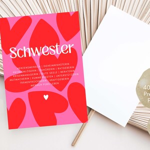 schwester geschenk
geburtstagskarte schwester
karte für schwester
beste schwester geschenk
sister geschenk
schwester karte
schwester spruch karte
schwester danke karte
liebevolle karte schwester
schwester überraschung
karte sister
schwester geburtstag
Schwesterherz Karte