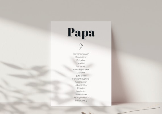 DIGIDU | Regalo padre compleanno, festa del papà, biglietto regalo papa biglietto d'auguri papa biglietto regalo padre biglietto di auguri padre regalo papa regalo originale uomo
