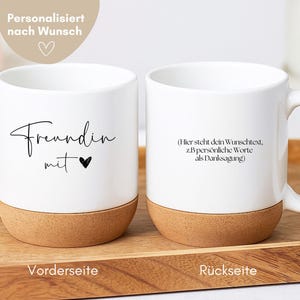 loulala® Girlfriend Gift – personalized mug for best friend, friendship gift, birthday, Christmas, thank you mug, bestie