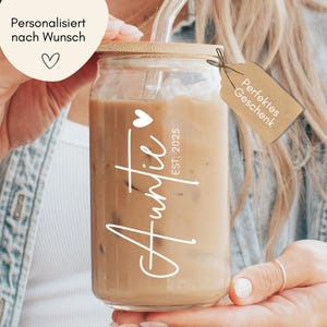 Aunt gift personalized drinking glass, Auntie, You're going to be an aunt, gift aunt, aunt birthday, aunt gift idea, Cool Aunts Club