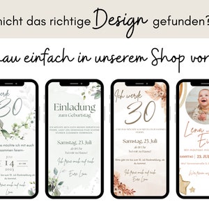 loulala® Digitale Einladungskarte, digitale Ecard Geburtstagseinladung von uns personalisiert für dich Bild 5