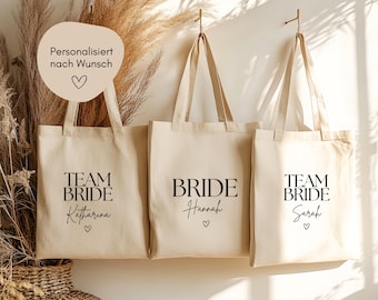 JGA women&#39;s bag, bachelorette party woman&#39;s bag, bride&#39;s jute bag, hen party decoration, accessories JGA, bride to be, team bride