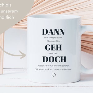 Lustige Abschiedskarte für Kollegen, Abschiedsgeschenk Kollegen, Jobwechsel Geschenk, Ruhestand Karte, Karte Rente nach Wunsch inkl. Kuvert Bild 5