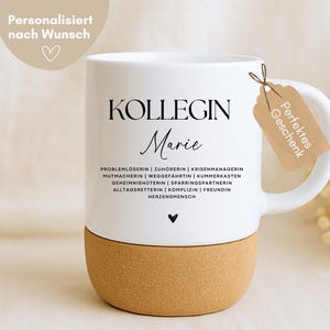 loulala® colleague gift, colleague mug, colleague birthday, colleague farewell, colleague thank you, colleague retirement colleague with heart