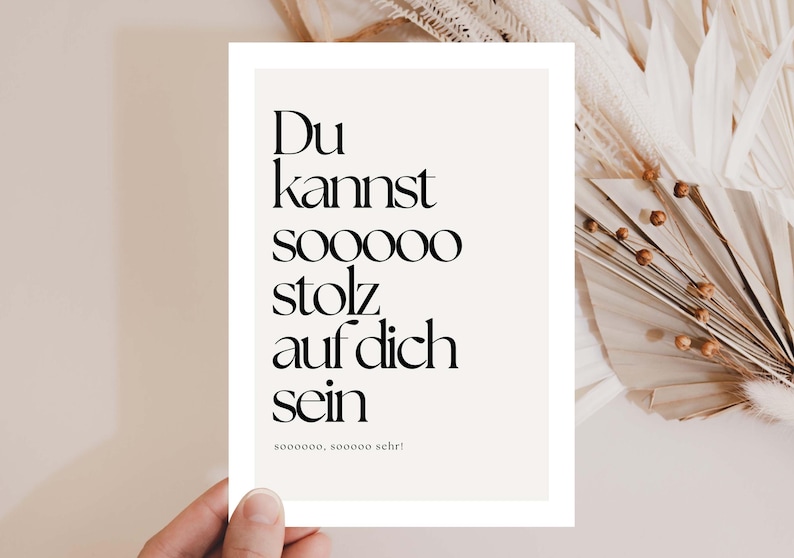 Geschenk beste Freundin
Stolz auf dich
Du hast es geschafft
proud of you
bestandene Prüfung
Mut machen
Prüfung bestanden
Schwere Zeit überstanden
gewonnen
Bachelor Master Doctor
Mutmacher karte
Herzlichen Glückwunsch Prüfung
Geschenk zur Prüfu