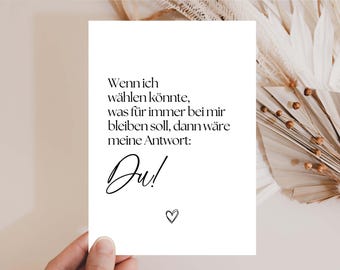 Postcard Forever, I love you gift, favorite person, gift for partner, gift for friend, wedding day, anniversary