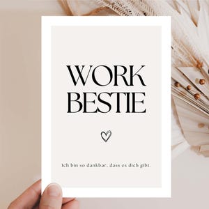 Carte d'anniversaire pour collègue, cadeau pour collègue, cadeau pour collègue, carte d'anniversaire pour collègue, carte pour meilleur ami au travail, dire merci à un collègue