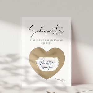 Gratta e vinci regalo per sorelle da scrivere su te stessa | Regalo personalizzato per sorella | Regalo per sorelle | compleanno di mia sorella