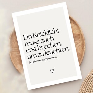 Postkarte Mutmacher, Mutmacher Geschenk, Trostkarte, Mut machen, schwere Zeiten, Ich bin für dich da, Gute Besserung wünschen, Trostkarte A6