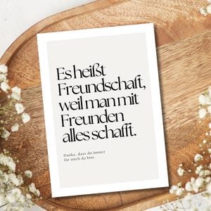 Geschenk beste Freundin
Geschenk für Freundin
Danke sagen
Danke dass es dich gibt
Dankeschön Geschenk
schön dass du da bist
Beste Freundin
Beste Freundin geschenkidee
Lieblingsmensch danken
Freundschaft
Freundschaftskarte
Karte Freundschaftsgeschen
Freunde Geschenk