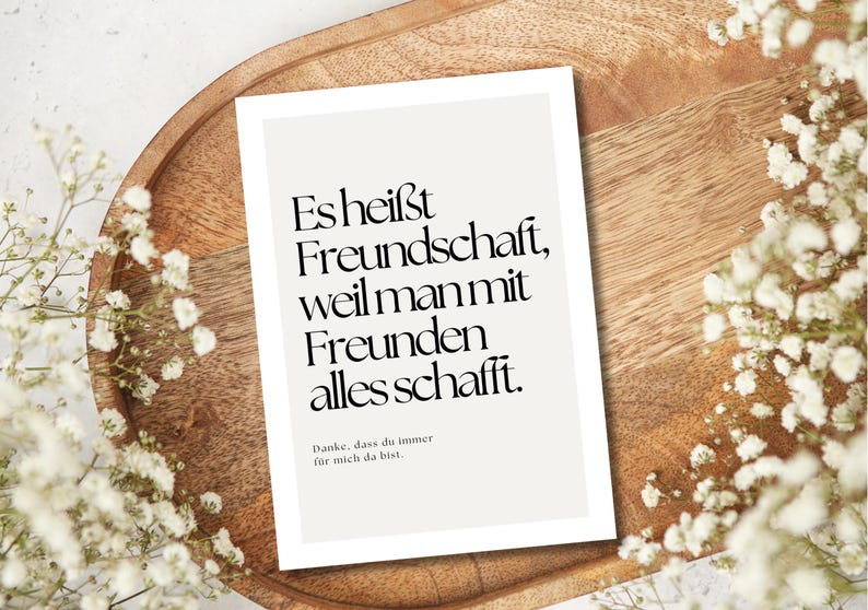 Geschenk beste Freundin
Geschenk für Freundin
Danke sagen
Danke dass es dich gibt
Dankeschön Geschenk
schön dass du da bist
Beste Freundin
Beste Freundin geschenkidee
Lieblingsmensch danken
Freundschaft
Freundschaftskarte
Karte Freundschaftsgeschen
Freunde Geschenk