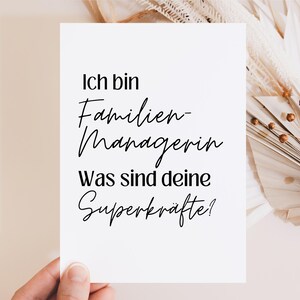 Carte postale drôle de héros de tous les jours, cadeau de meilleur ami, héros de tous les jours, cadeau d’encouragement, cadeau de maman, femme de cadeau de gestionnaire de famille