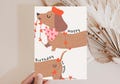 Funny birthday card dog, funny dachshund card, card for birthday, dog lover gift, dog card birthday, dog card -loulala product logo