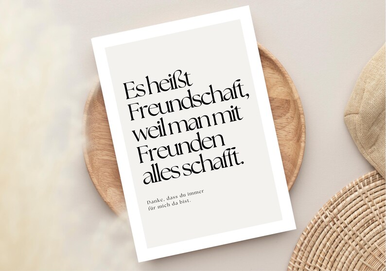 Freundschaftskarte, Dankeskarte Freundschaft, Karte beste Freundin, Freundschaft Spruchkarte, Danke sagen Karte, Karte Freundschaftsgeschenk, Karte für Freunde, Dankeskarte modern, Spruchkarte Freundschaft, Karte Wertschätzung, Freundschaftsgeschenk Karte, Karte Danke Freundin, Danke bester Freund