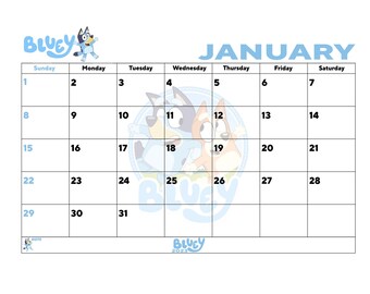 2023 Bluey and Bingo Calendar Bluey Family Calendar 2023 - Etsy 2023-bluey-and-bingo-calendar-bluey-family-calendar-2023-etsy