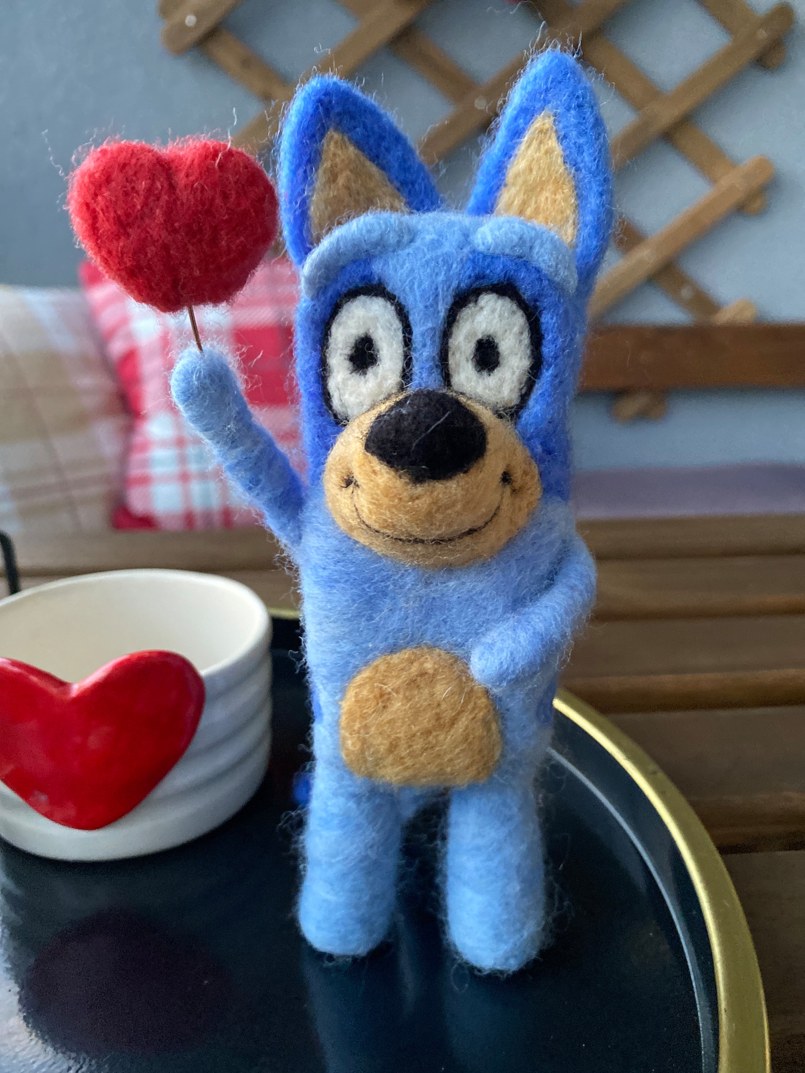 Bluey Ornament Bluey Family 2023 Handmade Bluey Felt Etsy