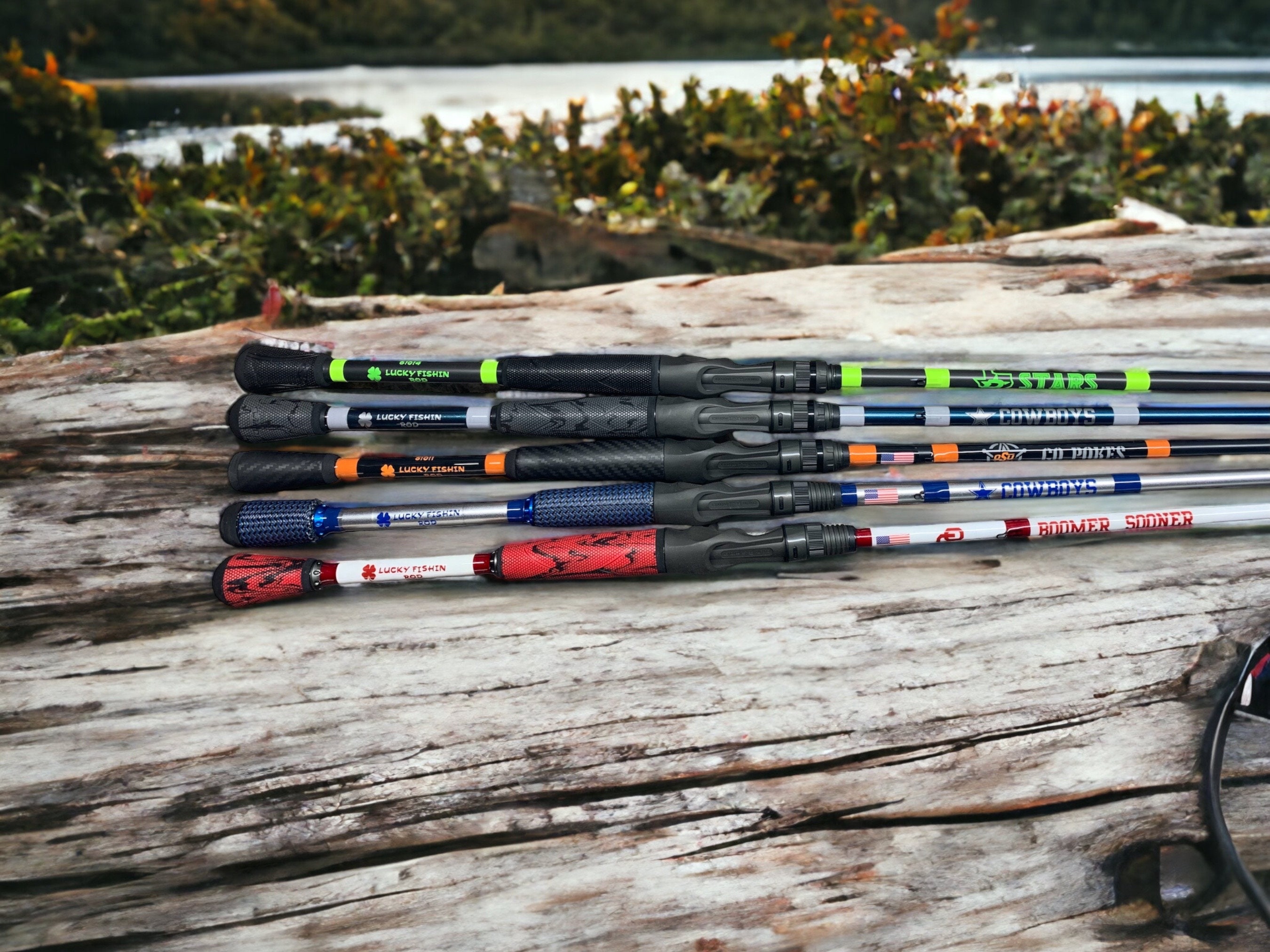 Dallas Cowboys Fishing Rod - Etsy