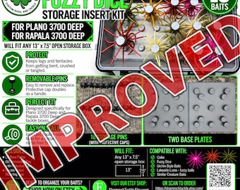 Urchin/Coike/Fuzzy Dice Storage Kit for up to 18 baits