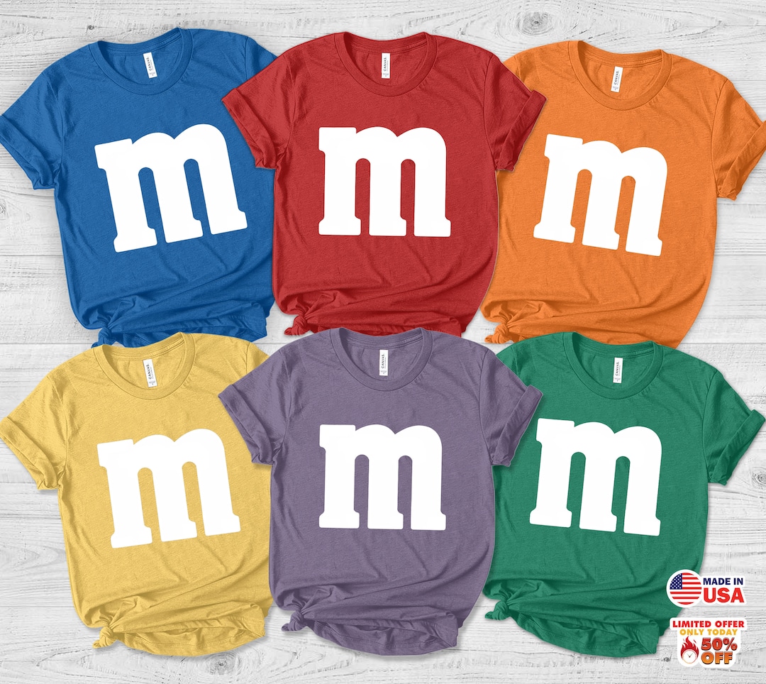 M&M Shirt M and M Shirt Group Family Shirt Halloween Etsy Canada