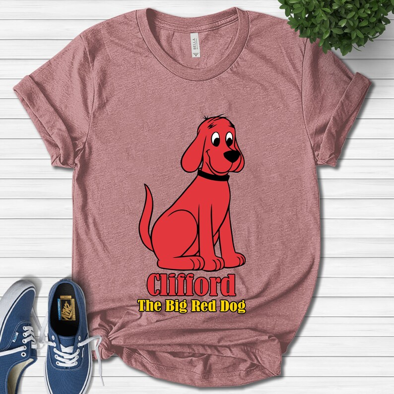 Clifford the Big Red Dog Shirt Personalized Clifford Dog Etsy