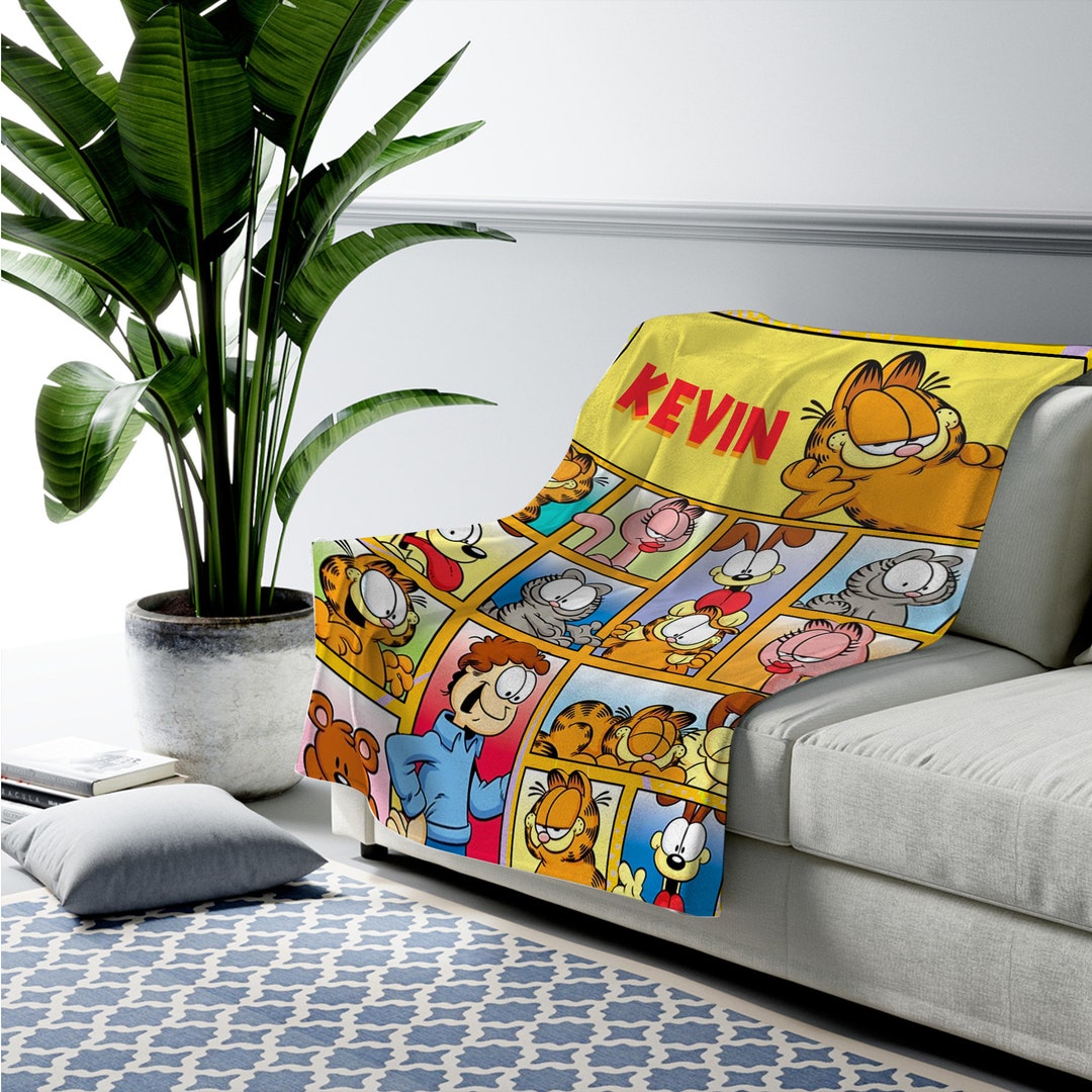 Garfield Blanket Garfield I Hate Mondays Throw Blanket for Etsy