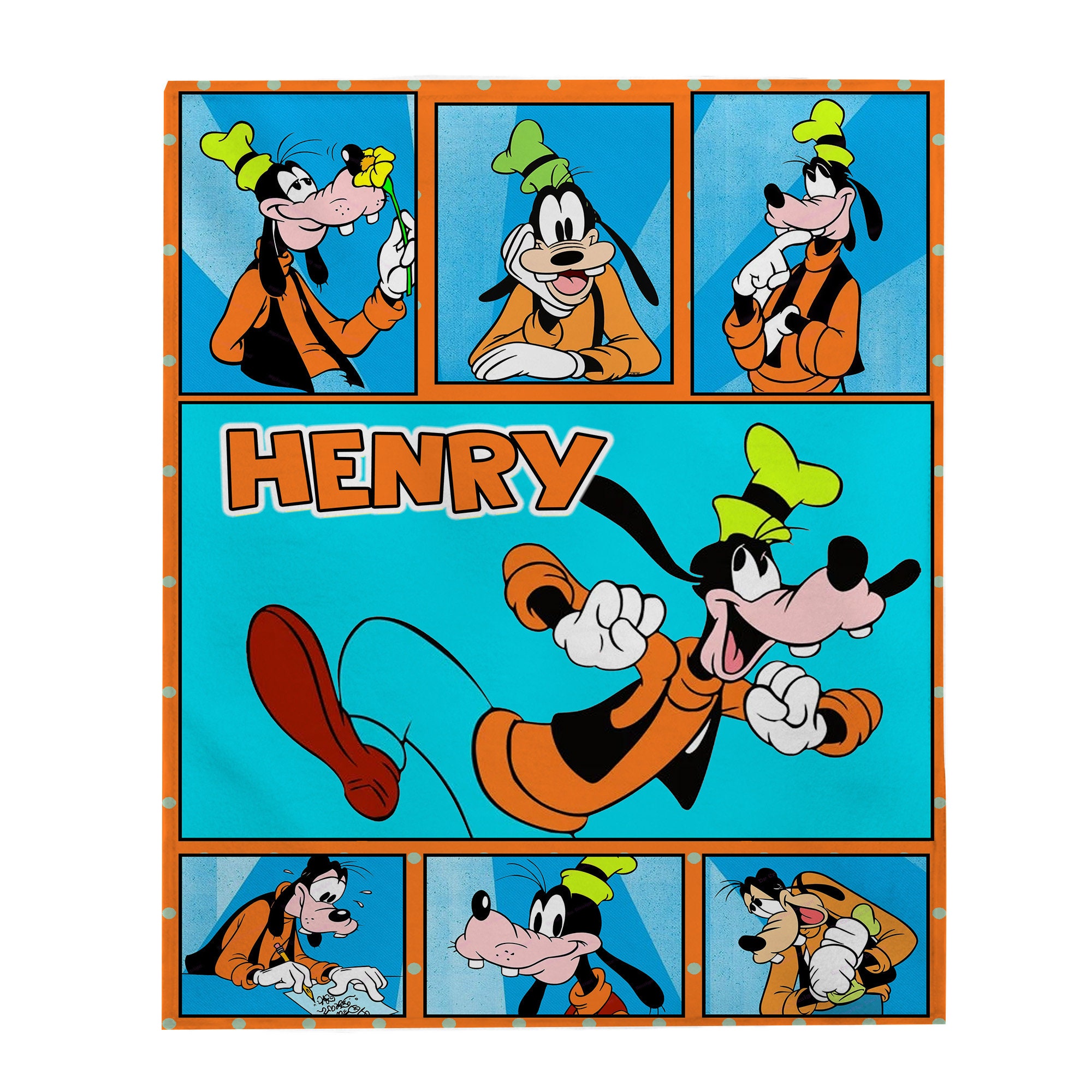 Disney Goofy Fleece Blanket Goofy Movies Blanket Max Goof