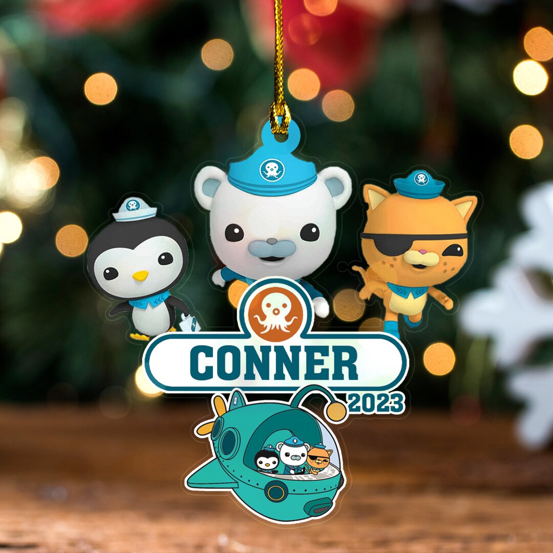 Personalized Octonauts Christmas Ornament Octonauts Party Etsy