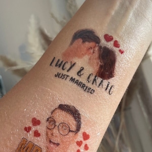 Wedding Favors Tattoos for Wedding Decor Temporary Tattoos for Wedding Signs Tattoo Transfers for Bride and Groom Wedding Gifts for Couples