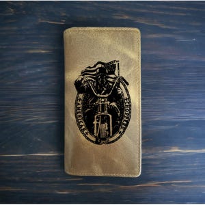 アメリカン チョッパー ロデオ ウォレット カウボーイ ウエスタン バッファローレザー プレミアム USA 新品