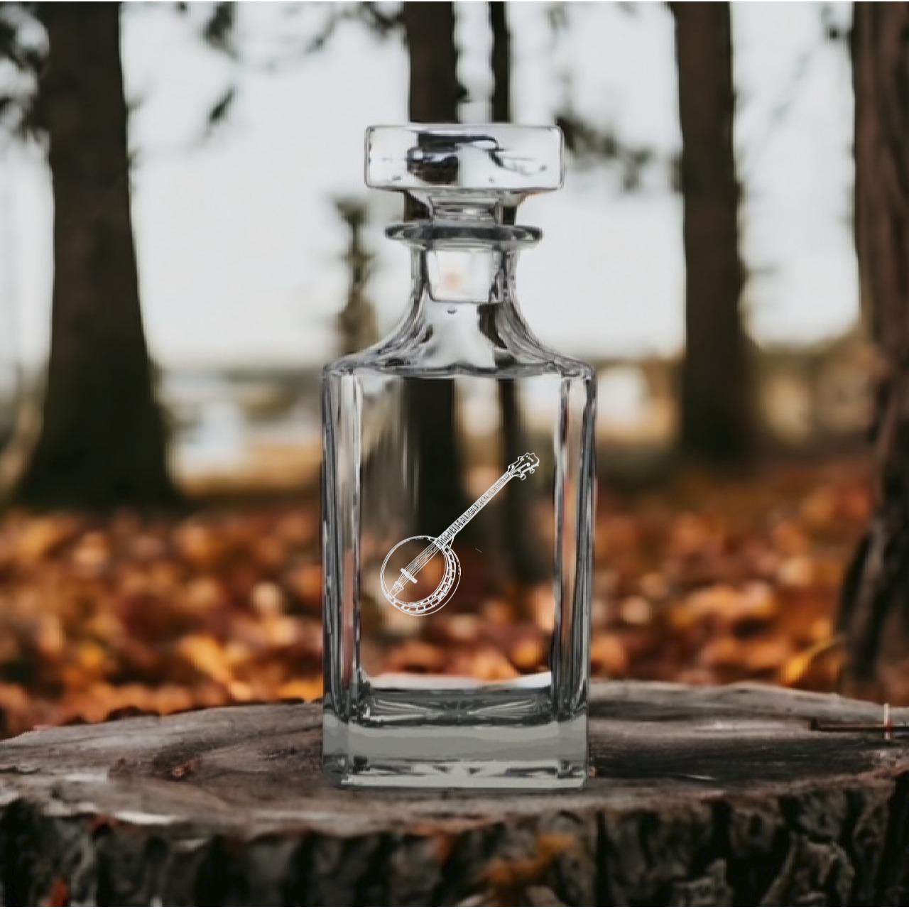 Banjo Glass Bottle - Etsy