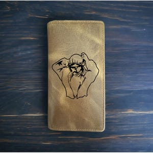 Cartera de cirujano médico estilo rodeo de vaquero de piel de búfalo occidental de primera calidad ER Dr NUEVO