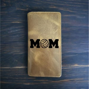 Cartera de rodeo para mamá, voleibol, vaquero, cuero de búfalo occidental, deportes de primera calidad, NUEVA