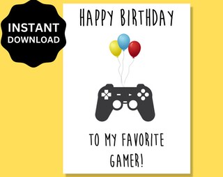 Second Ave Biglietto Compleanno Divertente - 'Your Brain Is 90% Gaming' - Formato A5 Con Busta