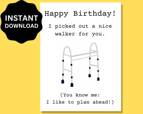 Funny, rude, sarcastic, BIRTHDAY card. 30th birthday, older than