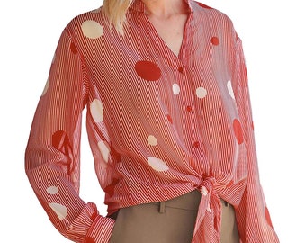 EX- Next Ladies Blouse Red