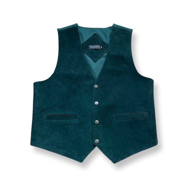 Suede Effect Vest with Belt