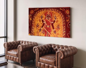 Hindu Goddess Lakshmi - Canvas Art Print