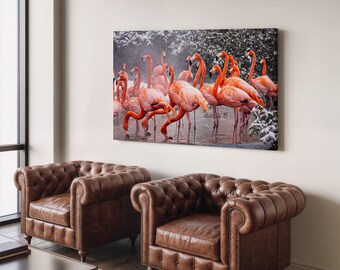 American Flamingo (2009) by Mehgan Murphy Canvas Print -  Smithsonian Art, Wall Decor