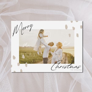 Cartolina di Buon Natale (modello su tela)