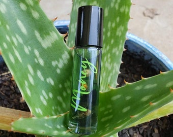 Money Essential Oil Crystal Infused Rollerball Blend to Attract Money and Wealth