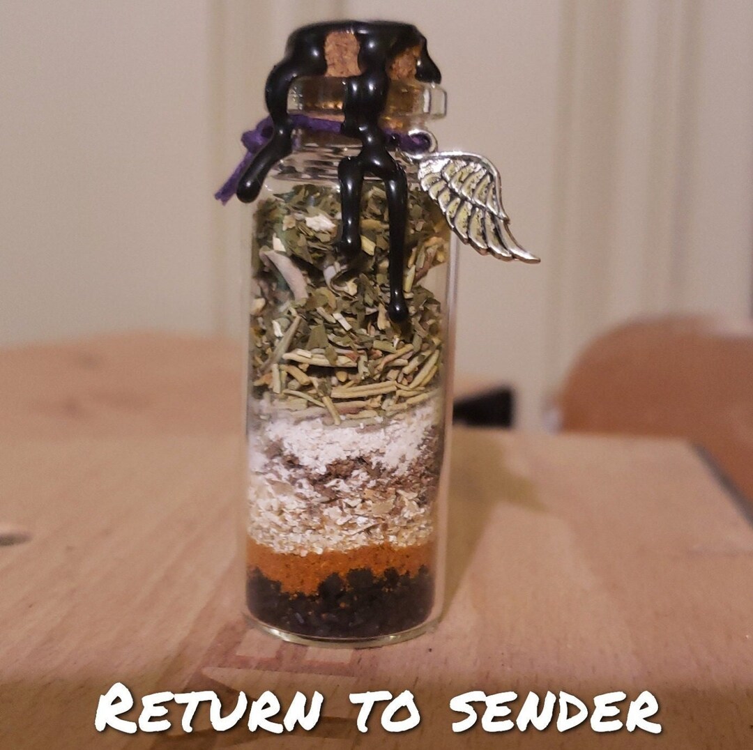 Return to Sender Spell Jar Magic Spell to Deflect Negative Energy and