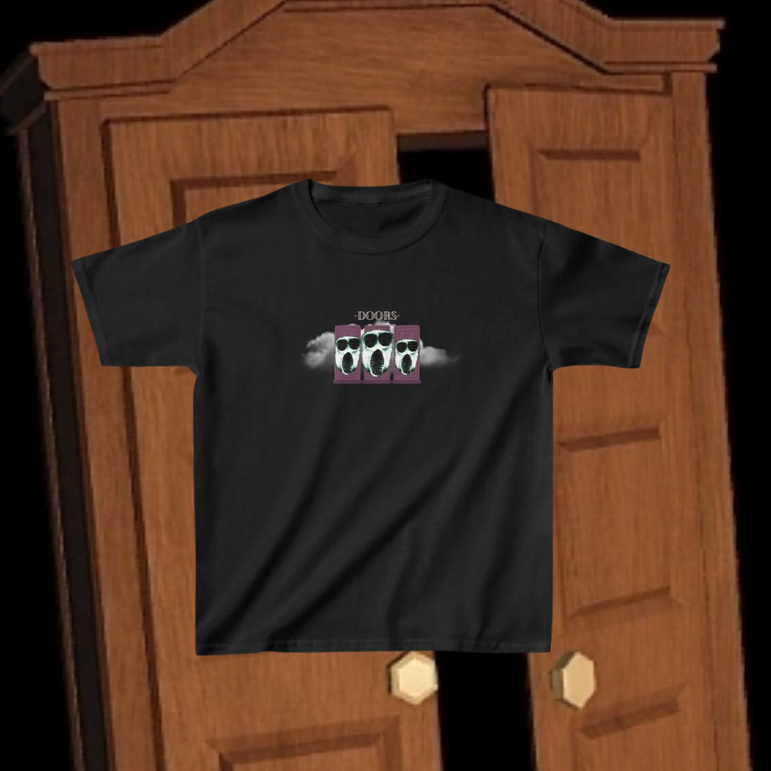 Best Design Roblox Scary Doors T-shirts Classic Stickers Essential T-Shirt  for Sale by followetopcom