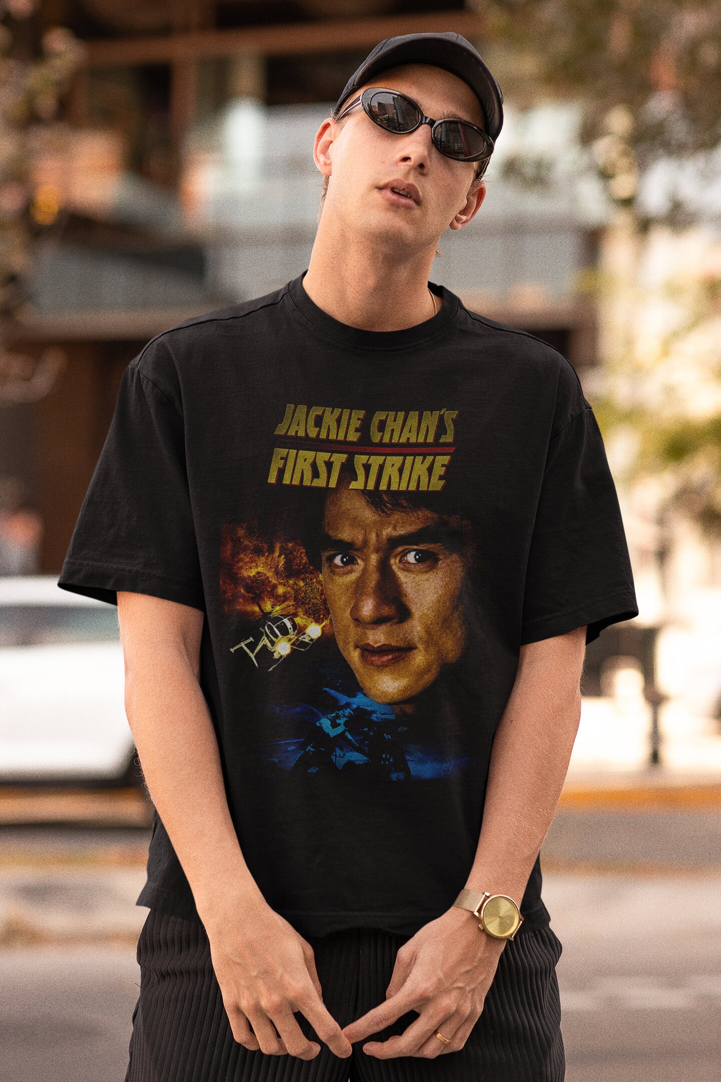 Vintage Movie Shirt Jackie Chan Shirt Movie Shirt Vintage Jackie