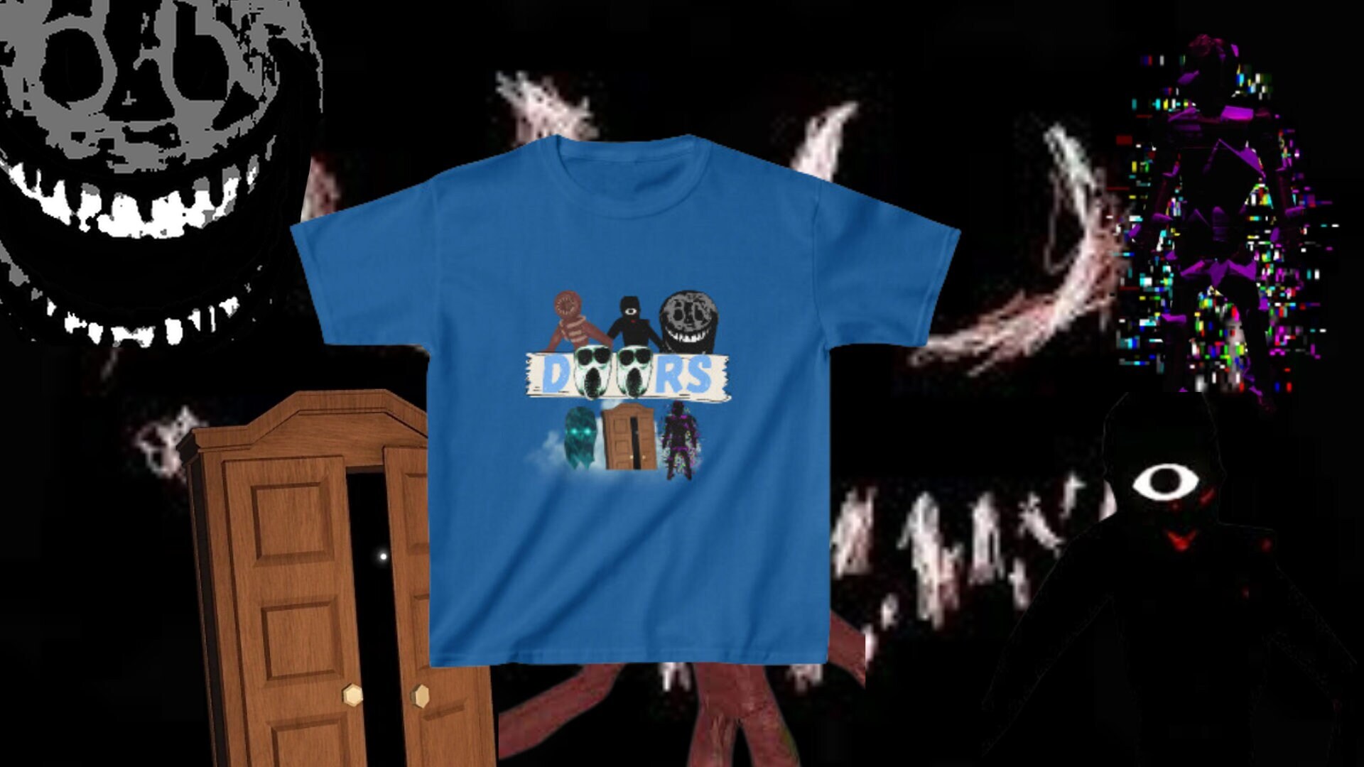 DOORS SEEK-HORROR Kids T-Shirt for Sale by didi1t