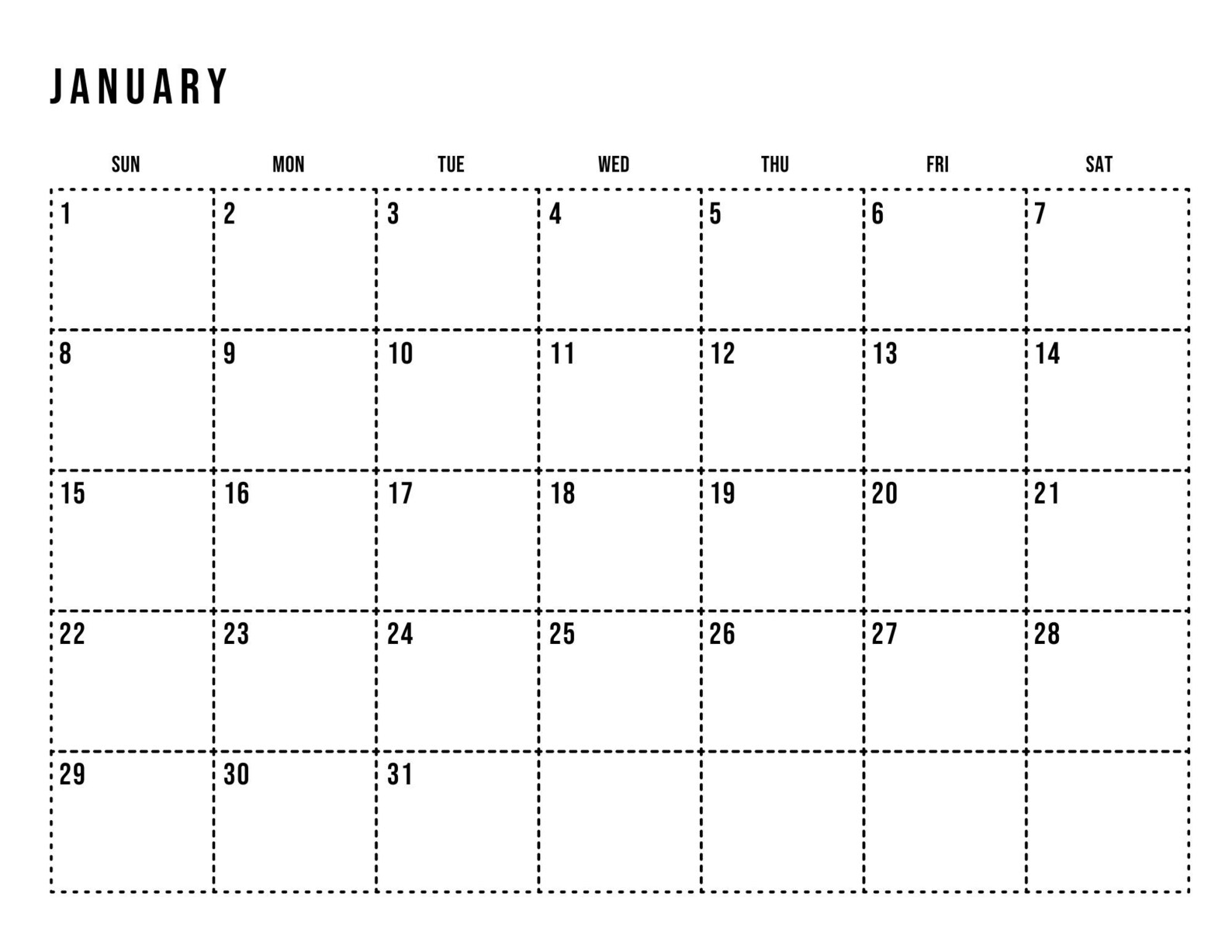 2023-calendar-printable-digital-monthly-planner-minimalist-calendar