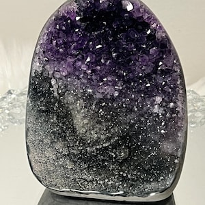 Amethyst, Deep Purple Amethyst, Black Amethyst, Display Crystal, Transitional Crystal