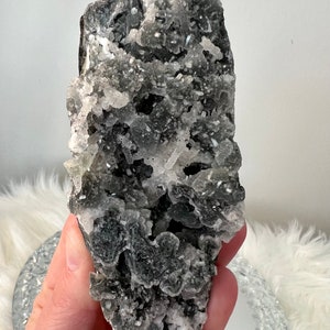 Black Chalcedony, Green Chalcedony, Dark Chalcedony, Mermaid, Coral, Stunning Home Devor image 1