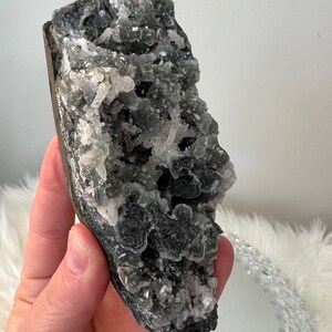 Black Chalcedony, Green Chalcedony, Dark Chalcedony, Mermaid, Coral, Stunning Home Devor image 2